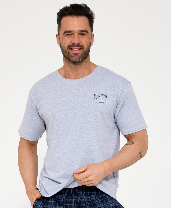 Pijama hombre Cornette 328/214 Montana 3 gris 100% algodón