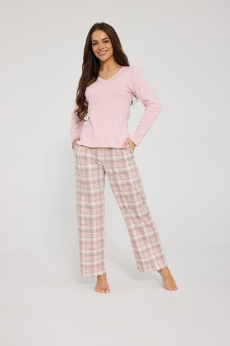Cornette Colette 659/503 Pijama de mujer modal algodón 3/4 flores