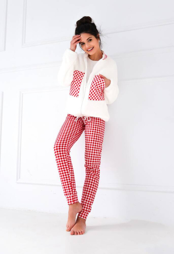 Blusa perfecta para mujer Sensis - crema-rojo