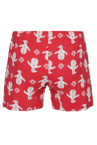 Calzoncillos bóxer de algodón Elmo para hombre Italian Fashion - rojo