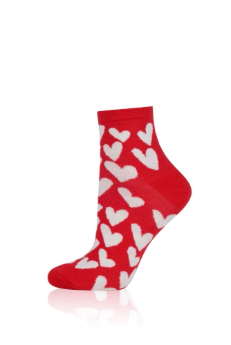 S172Z Evora Calcetines calcetines de moda italiana - rojo