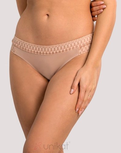 Kora Braga de mujer Unikat beige - elegante y cómoda, ajuste elástico