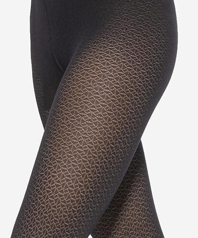 Loretta 159 Gatta medias de mujer - estampado, 50 den, mate - nero