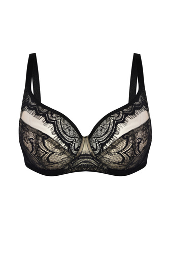 Mediolano Exclusive Soft 19257 Sujetador suave negro de encaje