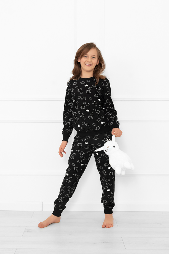 Pijama niño Wito - MEGA SOFT algodón, borreguito, manga larga y pantalón Moda Italiana