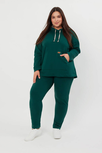 Lagos Sudadera con capucha Mujer Moda Italiana - c. verde