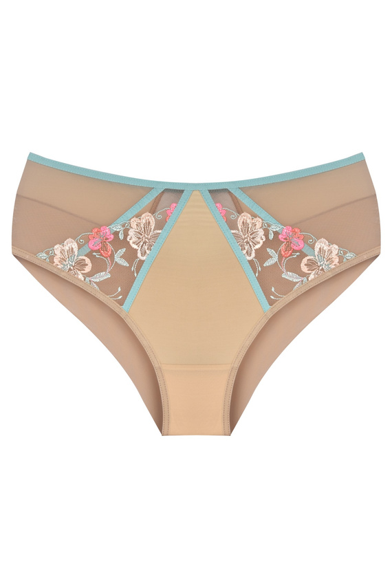 Mediolano Romantic 19248 braguita beige bordado floral cómoda elegante