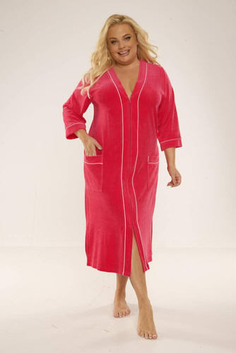 974 / 352 Bata de mujer Velour Forex - frambuesa