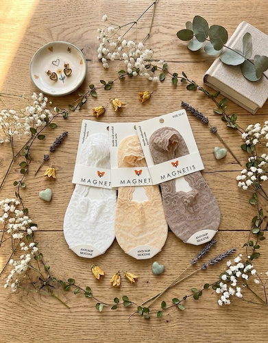 Balerinas Magnetis – Corazón Elástico, Cinta de Silicona, Suela Lisa beige