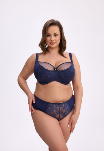 BSM 1058 Sonia Sujetador semiacolchado maxi Gaia - azul