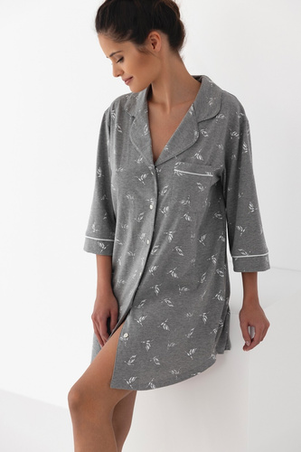 Camisón desabrochado Dora Sensis - gris