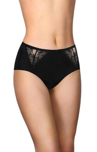 58 Modo fondo negro de microfibra con cordones delanteros, corte láser