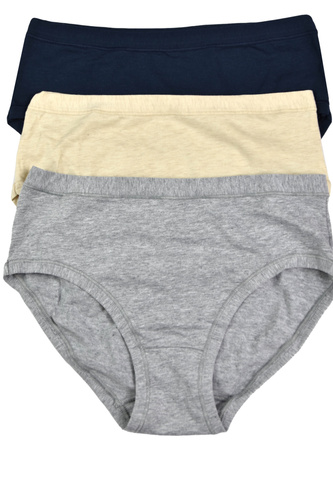 3363 MIDI-1H100 Pack de 3 braguitas MIDI de Cotonella - algodón, cómodas, corte clásico