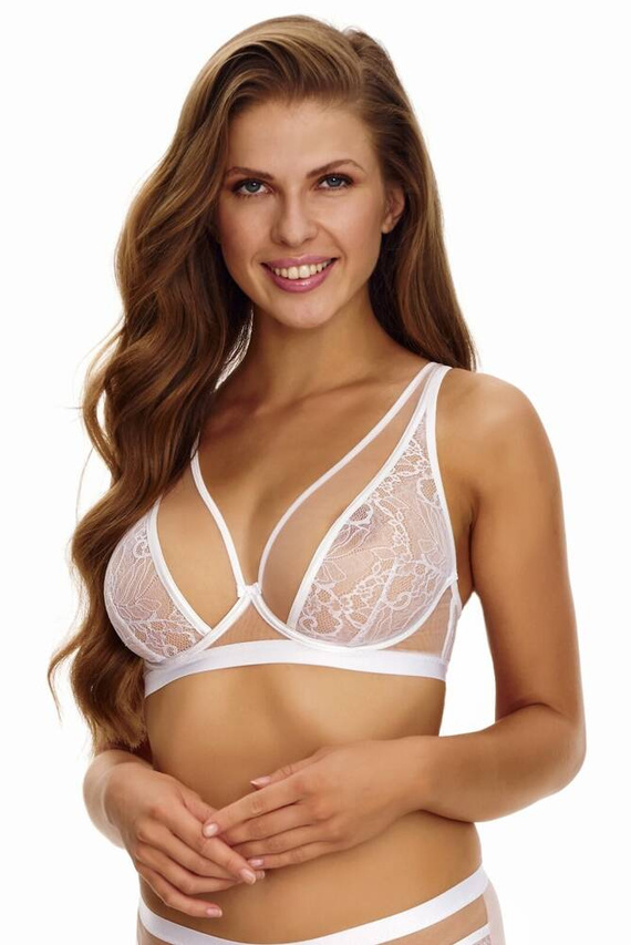 2455 Sujetador bralette suave Lupoline - blanco beige