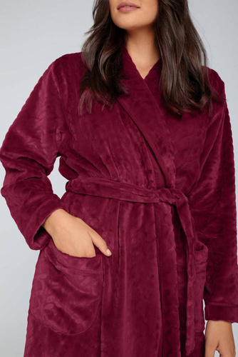 Bona Bata polar señora Moda Italiana - granate