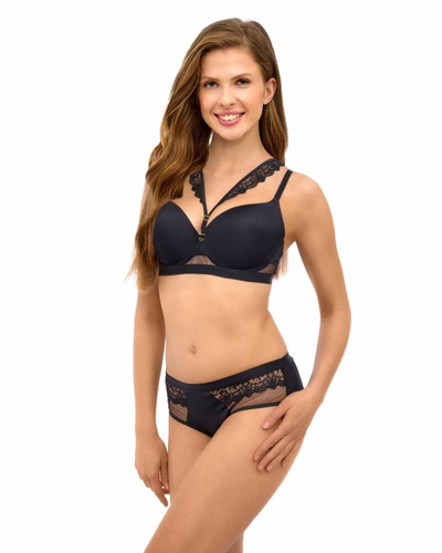 2500 Sujetador push-up Lupoline - negro