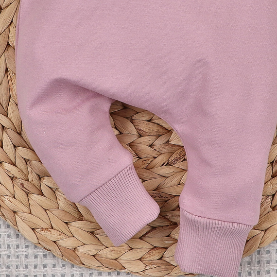 NINI Little flowers pantalones para bebé de algodón orgánico con bordado ABN-5760/ROZ