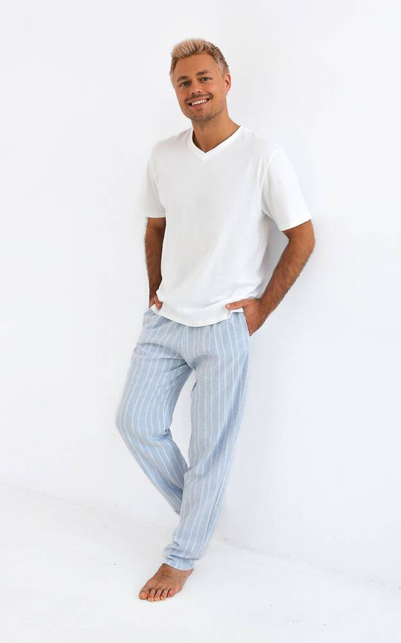 Pijama de hombre David Sensis - perla