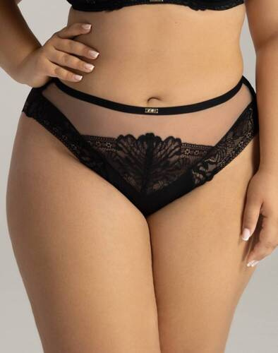 2145 AVA Braga de mujer - negra