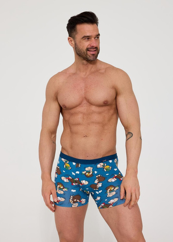 Cornette Tattoo 280/258 Chillout 2 – bóxer hombre azul de algodón elástico