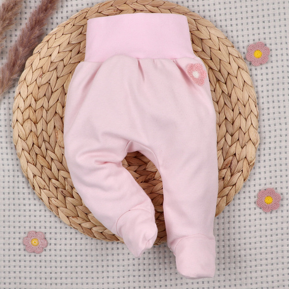 NINI Little Flowers pantalones cortos para bebé 100% algodón orgánico con bordado ABN-5756/JRO