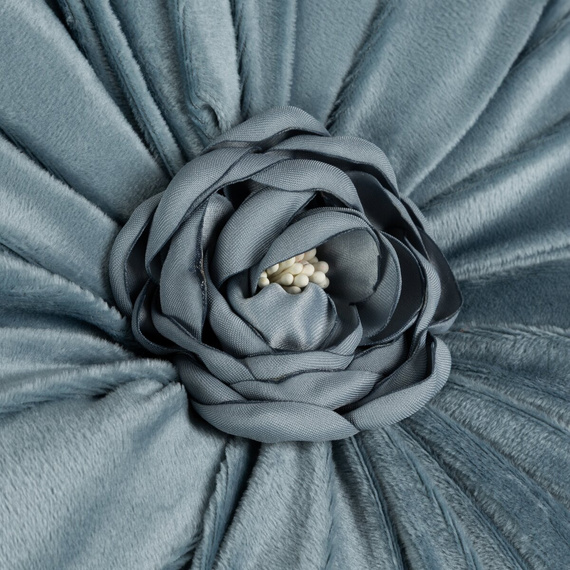 Cojín decorativo Flores Eurofirany flor Ø40 cm blue