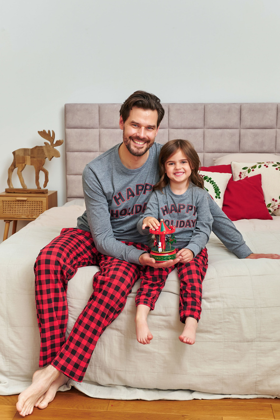 7345 Pijama para niños Gris Oscuro Doctor Nap - 100% algodón