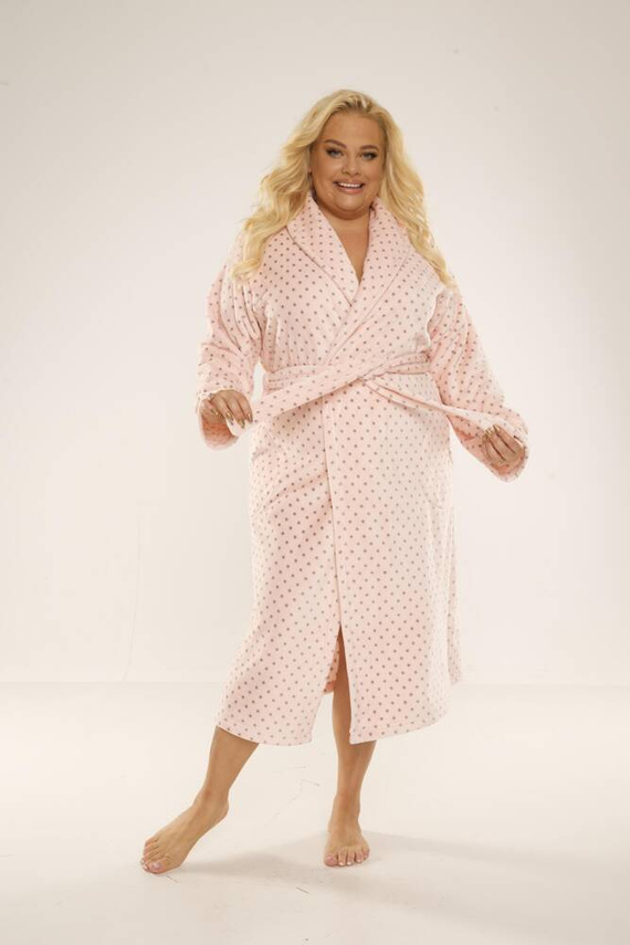 548 Albornoz largo de mujer Melanie Forex - Salmón