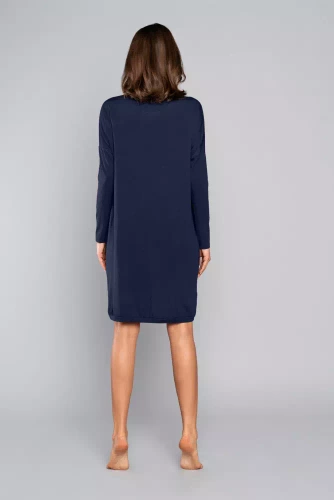 Tirana Túnica de señora y premamá Moda Italiana - azul marino