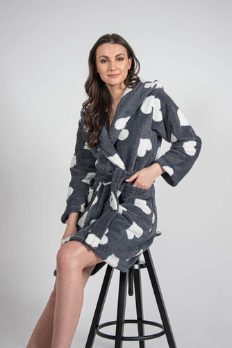 671 Hearts Bata corta para mujer Forex - grafito