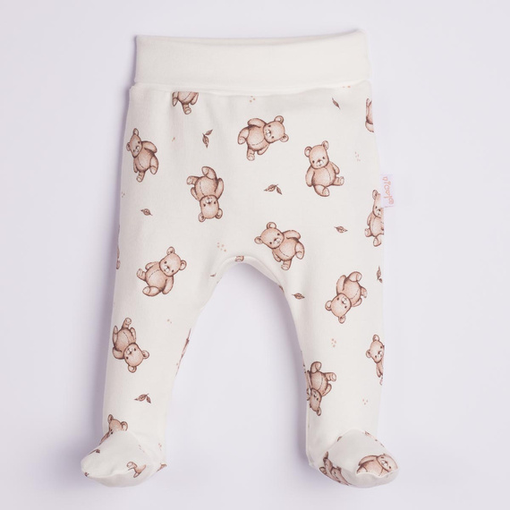 Pantalones cortos para bebé Figo Nicol Koala 100% algodón blanco