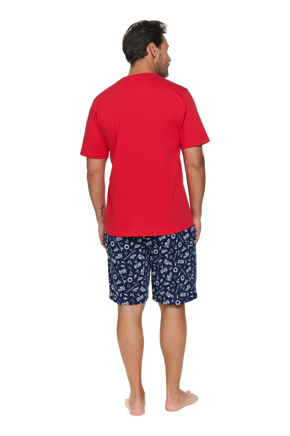 Pijama para hombre Doctor Nap 7553 Sunny Coast de algodón con pantalones cortos