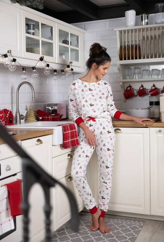 Pijama para mujer Samantha Sensis -ecru