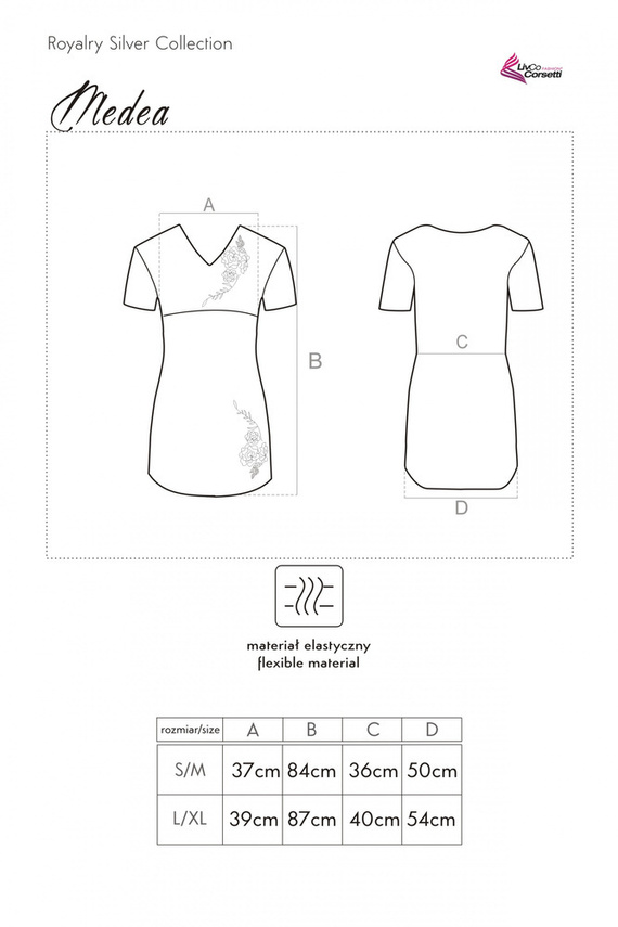 Medea LC 90351 LivCo Corsetti Moda chemise mujer