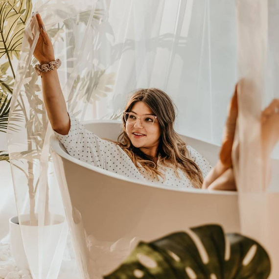 605 Bata Corta Perla Mujer - crudo