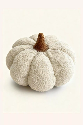 Almohada decorativa boucle calabaza Spod Igły i Nitki - beige, decoración de otoño y Halloween