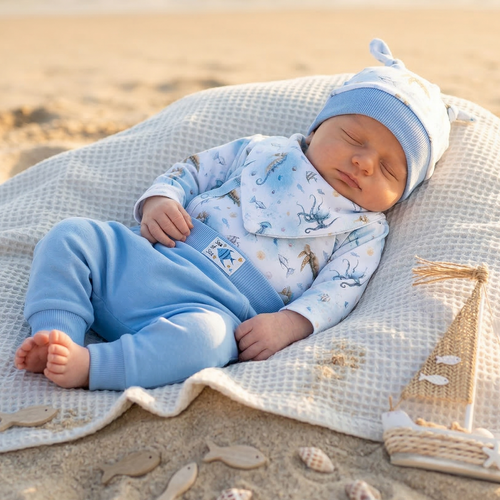 Conjunto bebé SEA OF JOY NINI algodón orgánico OEKO-TEX suave seguro piel