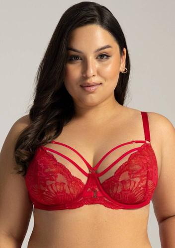 1824/1 Sujetador Maxi Suave Ava rojo