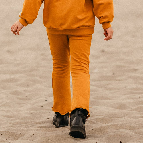 Leggings de campana para niños Simply Comfy Eevi honey- 100% algodón, cómodos y con estilo