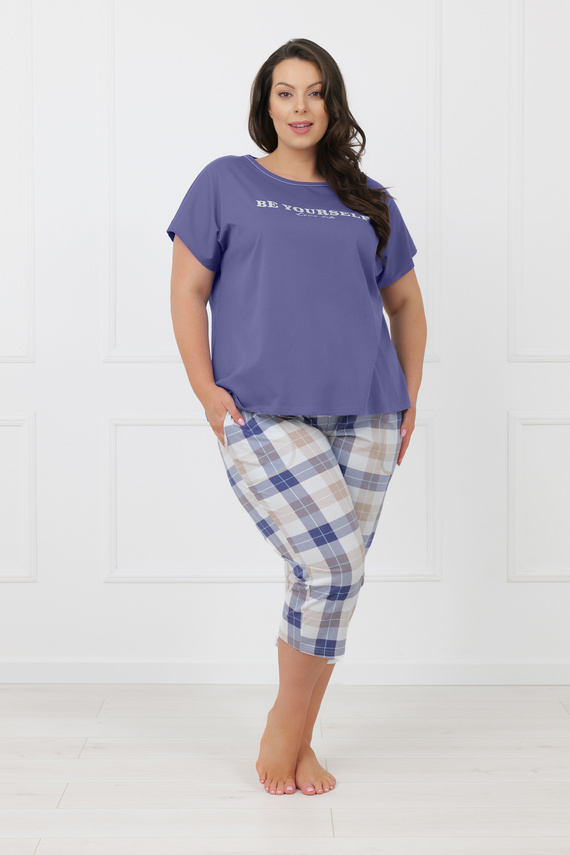 Pijama mujer Rima Italian Fashion 100% algodón manga corta 3/4