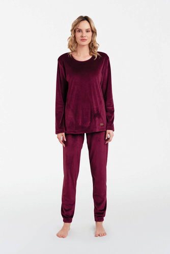 Conjunto Akara Ladies Moda Italiana - burdeos