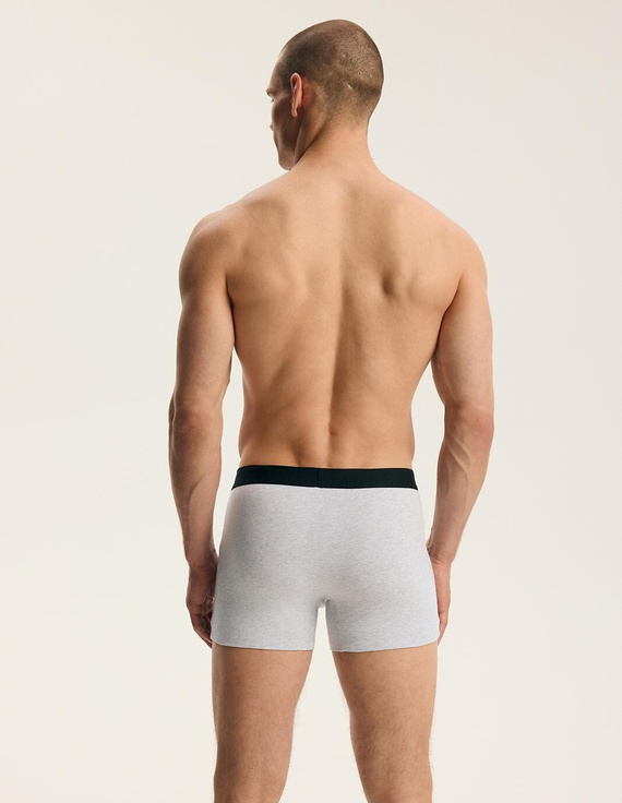 Bóxer para hombre Henderson 45473 Fade 2 unidades de algodón con cinturilla ancha con logo