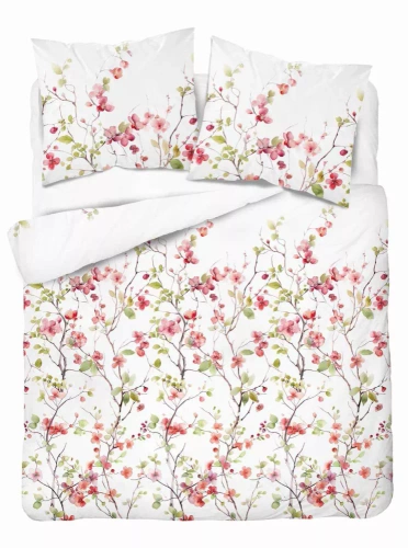 5490 A Detexpol Satin Stories blanco | 100% algodón, tejido de raso, cremallera, papel de regalo