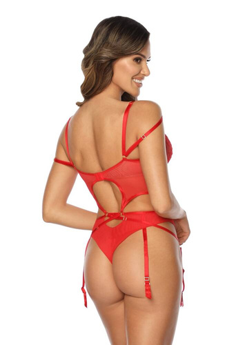 Yolie B-1092 Body para mujer Kinga rojo