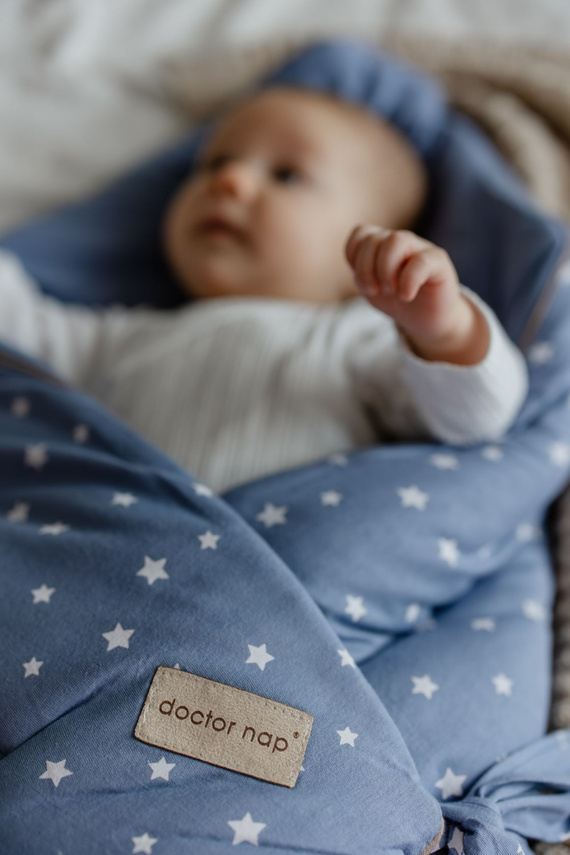 4460 Doctor Nap arrullo de algodón para bebé reversible