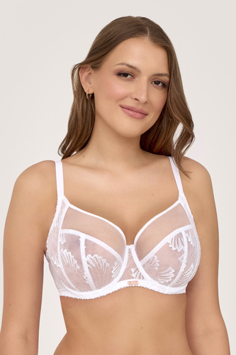 AVA 2241 White sujetador Soft con panel lateral y forma natural