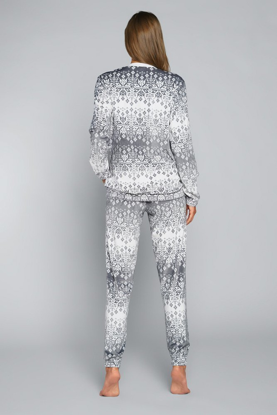 Snow Polar Conjunto Señoras Moda Italiana - gris