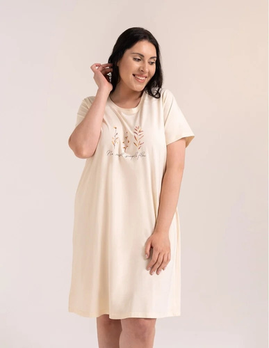 Camisón mujer Moraj PDK2700-009 algodón cuello V cómodo verano