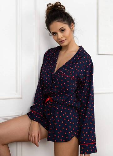 Pijama de mujer Maisie Sensis - azul marino