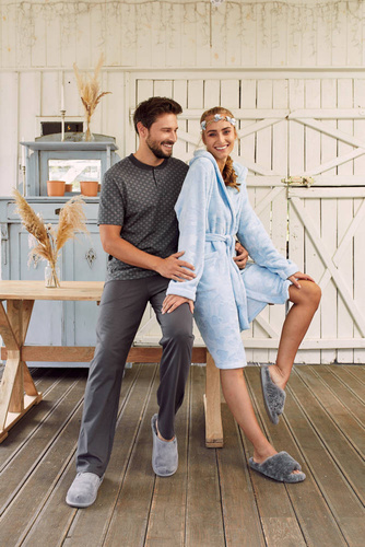 Misti Albornoz de mujer Italian Fashion - azul